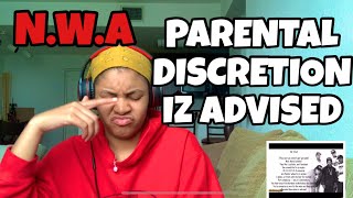 NWA “ PARENTAL DISCRETION IZ ADVISED “ REACTION [upl. by Eustasius496]