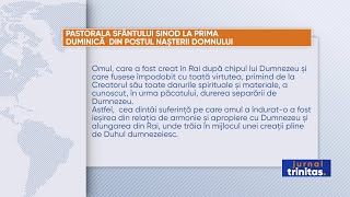 Pastorala Sfântului Sinod la prima duminică din Postul Nașterii Domnului [upl. by Rasure]