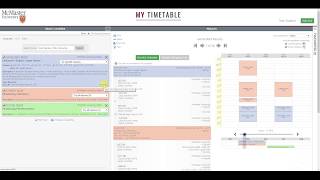 Creating A Preferred Schedule  MyTimetable 23 [upl. by Arlee161]