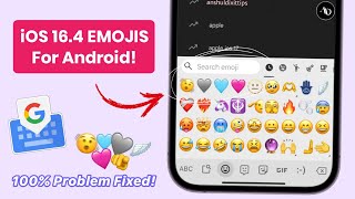 iOS 164 Emojis on Android Xiaomi  How to Get iPhone Emojis On MiUi Android⚡ [upl. by Garik]