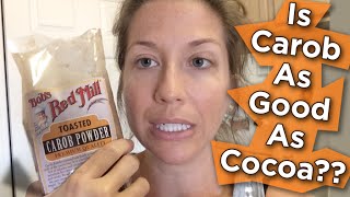 Is Carob Powder As Good As Cocoa Powder  VLOG 38  What I Ate Today NutritarianVegan [upl. by Norret]