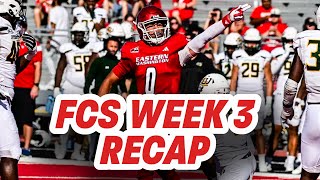 FCS Football Week 3 Recap  EWU Dominates and SIU Surges Back [upl. by Jarad597]