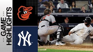 Orioles vs Yankees Game Highlights 52323  MLB Highlights [upl. by Mccartan891]