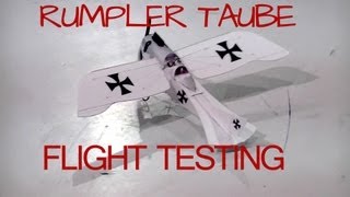 Ultra Micro Rumpler Taube Build Flight Testing [upl. by Constanta238]