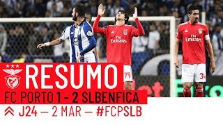 HIGHLIGHTS FC Porto 12 SL Benfica [upl. by Atronna]