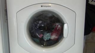 Hotpoint First Edition HVL211  Program C  Colourfast Cotton standard 60c Full cycle [upl. by Broddy]