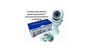 Como configurar sua câmera lâmpada wif link dela na descriçãocameras [upl. by Ahsinej]