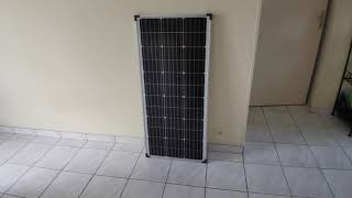 Présentation panneau solaire monocristallin 100 w [upl. by Krissie]