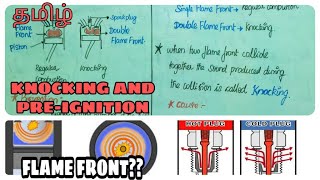 KNOCKING  PRE IGNITION in ENGINES IN TAMIL [upl. by Tove]