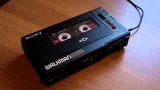 Sony WMD6C playing a cassette [upl. by Alrich]