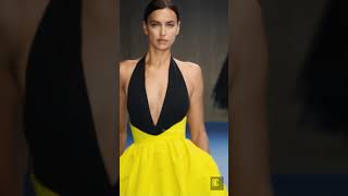 Irina Shayk for Carolina Herrera SS 2025 shorts [upl. by Odareg]