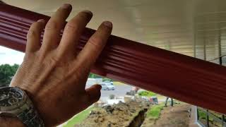 How to Reduce Roof Gutter Downspout Freeze Ups on Commercial Buildings  The French Drain Man [upl. by Adnahcal]