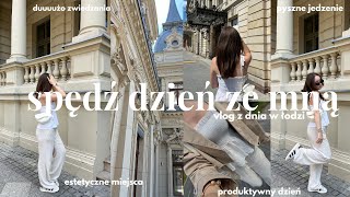 spędź dzień ze mną  vlog z łodzi estetyczne miejsca zwiedzanie pyszne jedzenie amp produktywnie [upl. by Brighton]