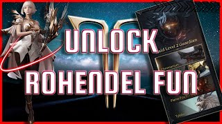 Lost Ark  HOW TO UNLOCK ROHENDEL CHAOS DUNGEONS AND GUARDIANS RAIDS [upl. by Niraa]