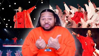 RIHANNA x SUPER BOWL LVII 57th 2023 APPLE MUSIC HALFTIME PERFORMANCE  REACTION [upl. by Reyem]