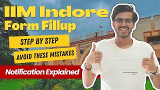 IPMAT IIM Indore 2024 Notification amp Form Fillup 📝 Exam Date 23 May 2024 [upl. by Salohcin695]