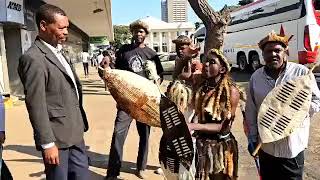 Chief Siphoso Dlodlo praised in the streets of Bulawayo [upl. by Hannahoj497]