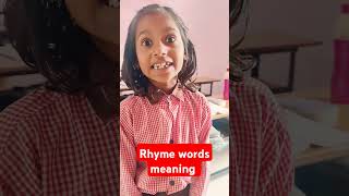 Rhyme words meaning shortsvideo primarylevel wordconstruction primaryclass wordformation [upl. by Simonsen]