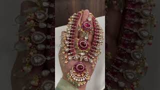 Monzonite kundan jewellery available [upl. by Allbee]