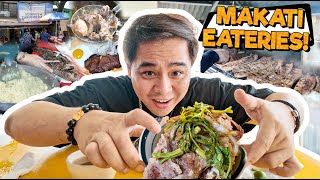 Where to EAT in MAKATI SULIT Carinderia Food Trip  Jayzar Recinto [upl. by Mij398]