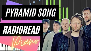 Pyramid Song  Radiohead  Piano tutorial  chords  Melody  Counting [upl. by Inohtna]