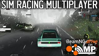 Rain Physics Bolide Races on Trial Mountain  BeamNG Sim Racing  BeamMP Cobalt Motorsports 6 [upl. by Abrahan896]