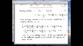 22 Fluid Flow H  Galerkin formulation 1D element revisited [upl. by Yaakov278]