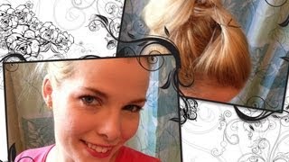 Messy Bouffant Bun Tutorial Cute Hairstyle [upl. by Airun]