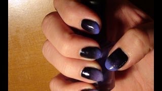 Tutoriel Nail Art  Ongles dégradés Gradient nails [upl. by Euqinaj]