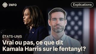 Kamala Harris atelle menti sur la chute du fentanyl aux ÉtatsUnis [upl. by Anialam95]