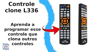 Controle L336 para clonagem clonador de controle remoto infra vermelho clone IV [upl. by Quintilla475]