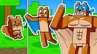 I Survived 100 DAYS as a FLYING SQUIRREL in HARDCORE Minecraft [upl. by Carrillo492]