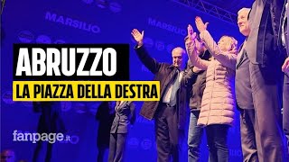 Abruzzo tra i sostenitori di Marsilio quotVince il centrodestra qua non arriva il vento di Sardegnaquot [upl. by Ahsaf]