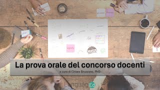 Webinar sulla prova orale italianoinglese [upl. by Dyana760]