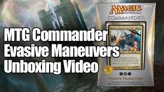 MTG Commander Deck 2013 Evasive Maneuvers Opening [upl. by Gnap]