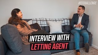 Financial Freedom Challenge PART 3  Interview with Letting Agent [upl. by Otsedom]