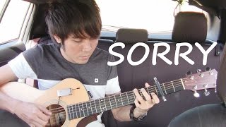 Sorry  Justin Bieber fingerstyle guitar cover  Recorded with the iSolo [upl. by Aynwat]