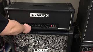 Bedrock 1400 50w EL34 tube boutique guitar amplifier serviced amp ready [upl. by Eiuqnimod]