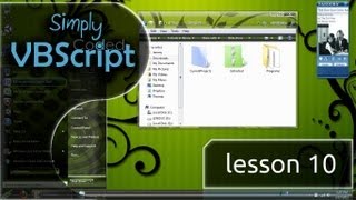 VBScript Basics Part 10  Script Directory [upl. by Englis723]