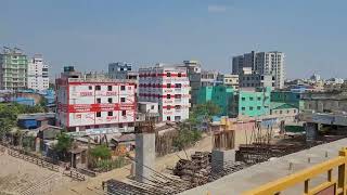 BRT line 3 টঙ্গী স্টেশন রোড থেকে উত্তরা হাউসবিল্ডিং [upl. by Aicelaf888]