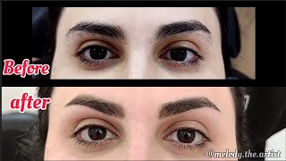 How to Groom  ShaPe  ShaVe  Threading yOur Eyebrows  super easy  at Home [upl. by Spevek]