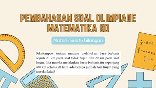 Soal Olimpiade Matematika SD [upl. by Nwahsd]