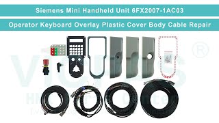 6FX20071AC03 SINUMERIK SIEMENS Mini Handheld Unit Membrane Keyboard Outer Covering Cables Replace [upl. by Astera]