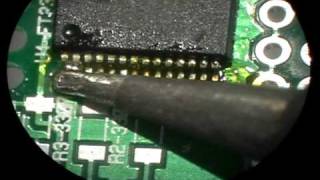 HowTo Drag Soldering Demo [upl. by Worden]