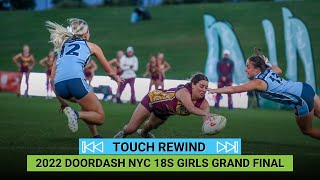 FULL MATCH REPLAY  18G Grand Final  2022 DoorDash NYC  QSST v NSWCHS [upl. by Akihsal]