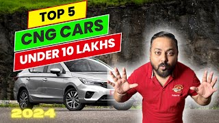 5 Best CNG Cars Under 10 Lakhs😱🔥 Dont Miss The List👍👌 [upl. by Raina]