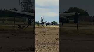 Lancaster Bomber take off military airforce aviation planespotting aircraft [upl. by Fairley]