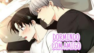 Dormindo com o crush 😳🤝✨  ASMR YAOIBL [upl. by Aifas584]