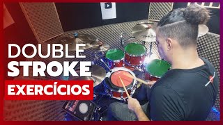 Double stroke roll exercise drums rudiments [upl. by Aninad]