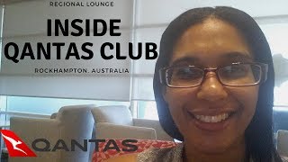 Inside Qantas Club lounge  Rockhampton Australia [upl. by Matthew]